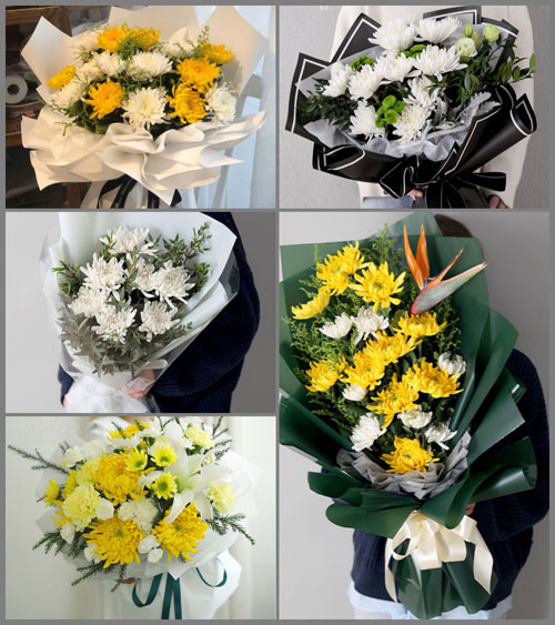 上海浦东新区大团镇果园村白事花束代送
